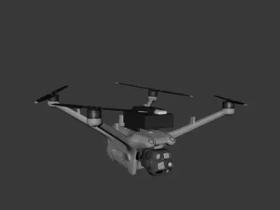 DJI Matrice 4TD High-Poly Drone 3D Model 3D model
