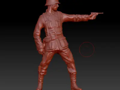 German soldiers 3D print model