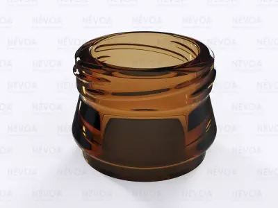 Glass finish - GME 14 01 - 26 H - 180 Twist crown finish 3D model