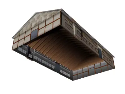 hanger 3D model