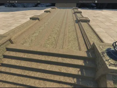 Osis Trunber Dungeon Features Low-poly 3D model