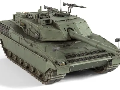 5 Military Vehicles Collection v11 Low-poly 3D model