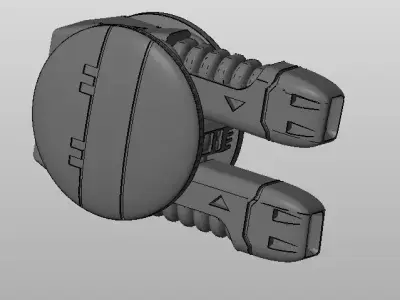 CHIBI-TECH SD - PLS-4 DUO GUNPOD       3D print model