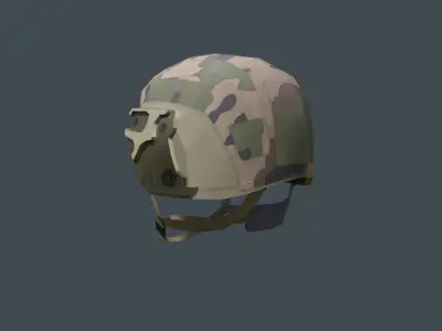 CASQUE Felin F2  Helmet  Low-poly 3D model