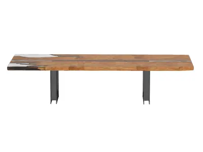 Kauri Beam Table 3D model