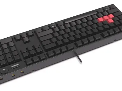 Keyboard 01 3D model