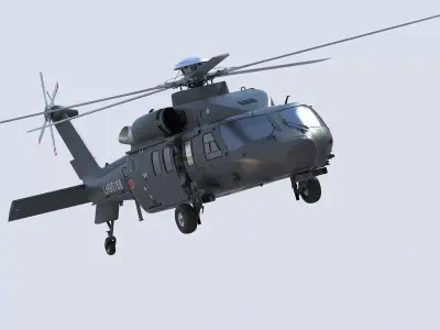 Harbin Z-20 3D model