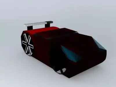 Sports Car Free 3D model shop