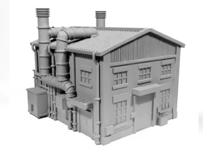 Factory 2 3D print model