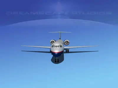 Douglas MD-80 AeroMexico  3D model