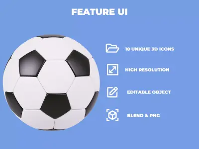 Sport Items 3D model