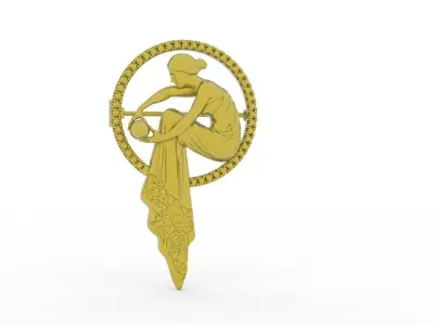 Brooches  Rene Lalique  3D print model