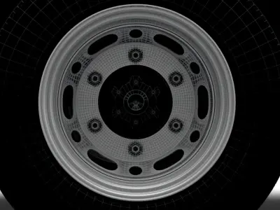 Mercedes Sprinter Cargo Van 2008 wheel 3D model