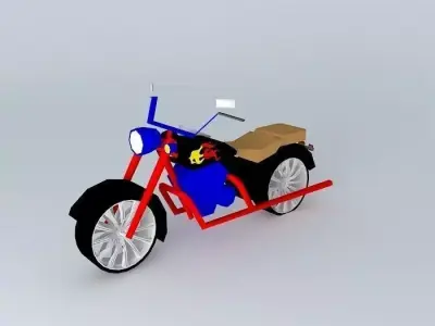 American Dream Motorcycle Free 3D model
