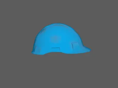 Safety Helmet Low Poly Low-poly 3D model order