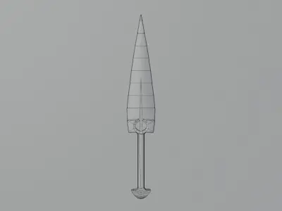 Ancient Bronze Age Inspired Dagger Free low-poly 3D model