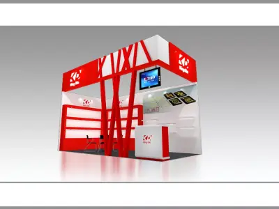 Exhibition - Area - 3X6-3DMAX2009-22 3D model