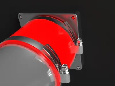 Cold Air Intake Free 3D model