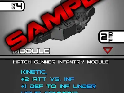 CHIBI-TECH SD - SHERI MK IV HATCH GUNNER 3D print model