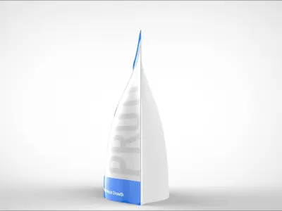 protein powder package 3D model