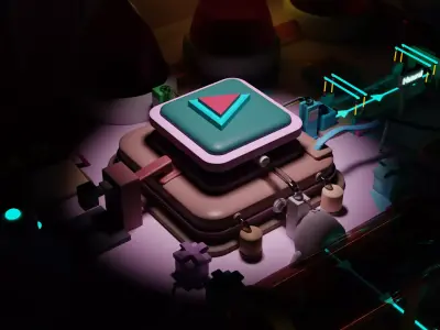 Soap Factory  Low-poly 3D model