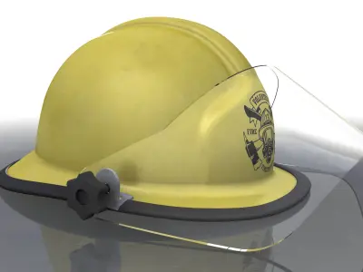 Firefighting Helmet 3D model