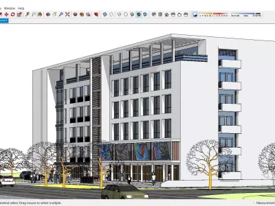 Sketchup Office building 149 3D model