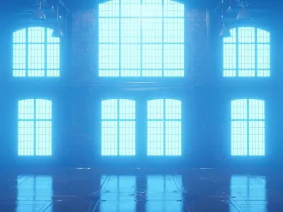 industrial building 3D model purchase