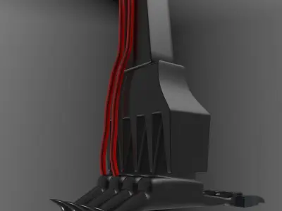 LEG OF A ROBOT Free 3D model