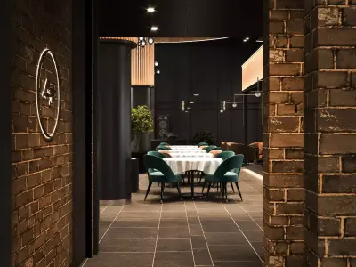 Full 3D scene restaurant industrial design 3D model