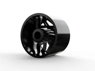 corleone front MONARCA DF dually wheel  3D print model