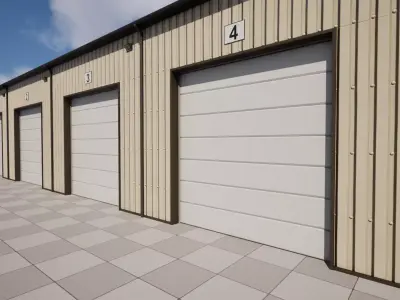 Industrial Building 54 PBR Low-poly 3D model