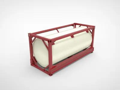 Tank Container Ship 3D print model