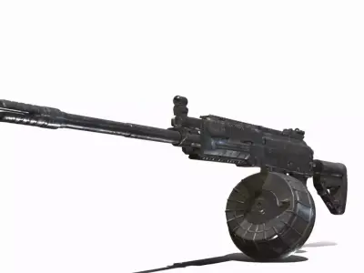RPK 16 Low-poly 3D model