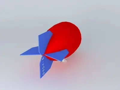 Caravan Airship Free 3D model