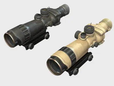 Optical Scope 105 Low-poly 3D model