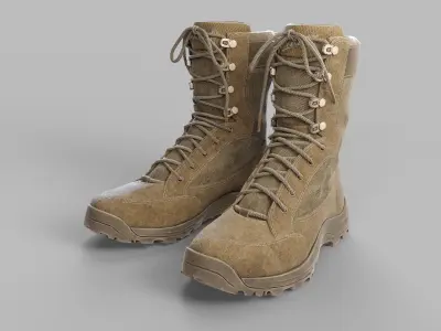 Tactical Boots Low-poly 3D model buy