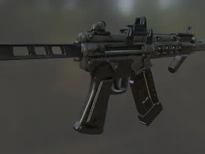 mp5 gun model  3D model