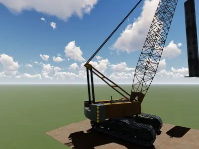 Casing Rotator And Drill Machine 3D model