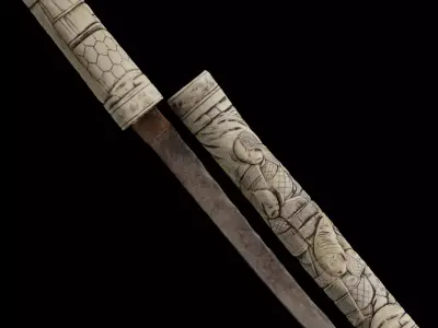 Japanese Tanto 3D model
