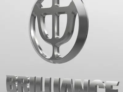 brilliance logo 3D model