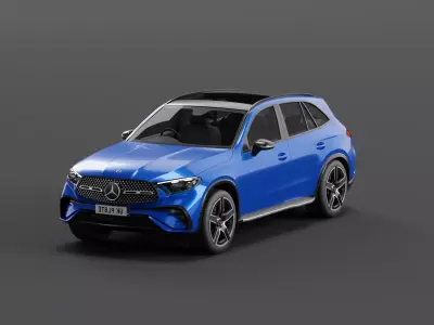 Mercedes Benz Glc Amg Line Free 3D model