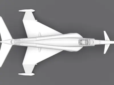 Angel Interceptor scale model 3D print model