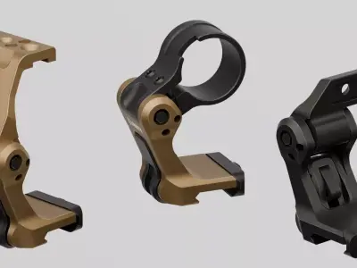 UNITY TACTICAL FAST FTC PACK - 3D MODEL - LOW POLY - GAME READY Low-poly 3D model