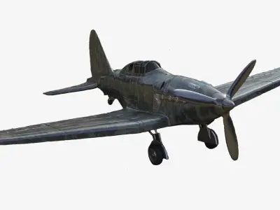  Sukhoi SU-1 plane 3D model