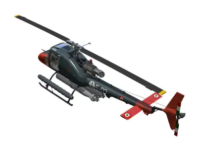 Agusta A106 3D model