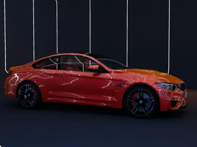 CAR Model M4 2014 3D model