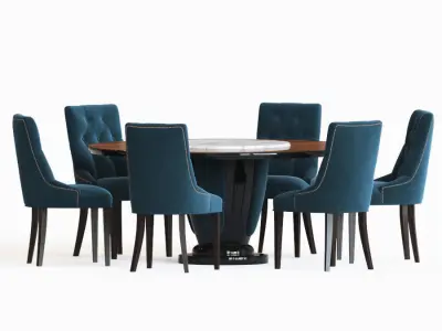 Dining Set 81 3D model