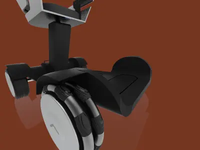 Electric Wheel Chair Vehicle Free 3D model