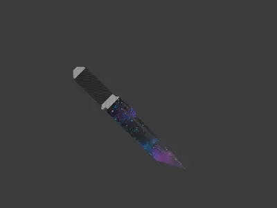 Knife 3D model 10